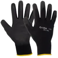 Nylon Work Gloves with Polyurethane Coating Assembly