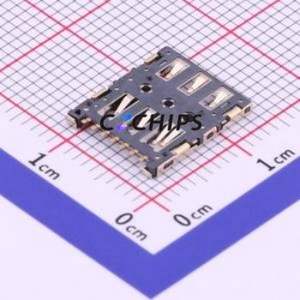SMN-301-ARP7 SIM Card Connector SMD Connector Plug-In Type Nano SIM Card Card Holder With Card Detection - Product Image 2