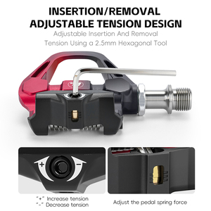 WEST BIKING Pedal <span class=keywords><strong>de</strong></span> bloqueo <span class=keywords><strong>de</strong></span> <span class=keywords><strong>bicicleta</strong></span> <span class=keywords><strong>de</strong></span> <span class=keywords><strong>eje</strong></span> <span class=keywords><strong>de</strong></span> titanio <span class=keywords><strong>de</strong></span> aleación <span class=keywords><strong>de</strong></span> aluminio Pedal <span class=keywords><strong>de</strong></span> ciclismo ajustable que ahorra trabajo para accesorios <span class=keywords><strong>de</strong></span> <span class=keywords><strong>bicicleta</strong></span> eléctrica - Product Image 5