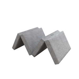 <span class=keywords><strong>Matelas</strong></span> rétractable gonflable en mousse haute densité à triple pli avec fermeture éclair et housse lavable pour <span class=keywords><strong>matelas</strong></span> de camping en plein air - Product Image 2