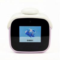 Réveil amusant de type hôtelier, compact, pour filles, avec radio USB-C, design Anime Panda Robot Japonais, et fonction vocale IA LLM