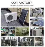 Vente directe d'usine OEM, climatiseur 18000 BTU, alimenté à l'énergie solaire, économie d'énergie efficace, AC DC, commutation automatique, climatiseur solaire