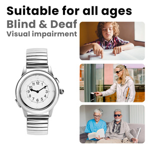 Reloj táctil Braille para personas ciegas o personas mayores, reloj táctil para obtener la hora actual, perfecto para personas con baja visión - Product Image 4