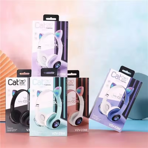 Venta al por mayor estéreo de la película de la música de los auriculares de color de la luz del gato corte de la pata de los auriculares luminosos TWS inalámbrico de los auriculares de la <span class=keywords><strong>VIV</strong></span>-23M - Product Image 5