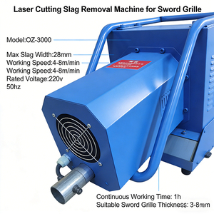 <span class=keywords><strong>Machine</strong></span> de découpe laser à fibre HN QDMECH 4-8m/min avec élimination des scories, protection de lame de découpe laser et <span class=keywords><strong>machine</strong></span> d'ébavurage - Product Image 6