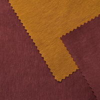 Tissu jersey simple 22019 durable et extensible, 49% coton biologique, 21% chanvre, 30% Sorona, écologique, uni, pour textile de maison pour garçons