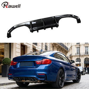 Difusor Trasero <span class=keywords><strong>de</strong></span> Fibra <span class=keywords><strong>de</strong></span> Carbono Seca Curado en <span class=keywords><strong>Autoclave</strong></span> Estilo F80 MP para BMW F80 M3 F82 F83 M4 2015+ - Product Image 1