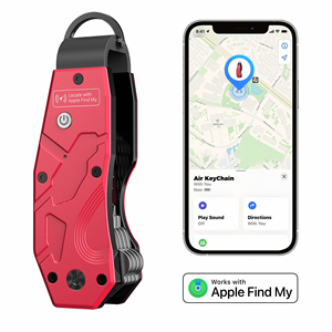 Organizador de Llaves Compacto de Aluminio Metálico <span class=keywords><strong>Cyberpunk</strong></span> 2026, Llavero para Apple Findmy, Regalo de Navidad - Product Image 1