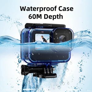 Boîtier étanche anti-buée pour caméra d'action 60M avec <span class=keywords><strong>filtre</strong></span> pour <span class=keywords><strong>GoPro</strong></span> <span class=keywords><strong>Hero</strong></span> 13 12 11 10 9 Black - Product Image 2