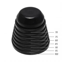 AILECAR Cache-poussière universel en caoutchouc découpable pour phares LED/HID (réaménagement)