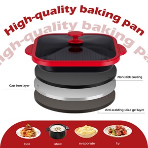 Microwave Oven Safe Roasting <strong>Pan</strong> for Baking Durable Dish and <strong>Pan</strong> for Baking Needs - Product Image 4
