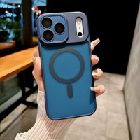Coque magnétique mate YADUN pour iPhone 17 Pro Max, compatible avec le film de protection d'objectif intégral pour Apple 16, protection anti-chute