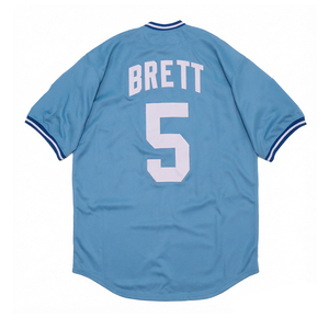 Maillots de baseball vintage pour hommes, style cousu, 5 George Brett, 16 Bo Jackson, tailles S-3XL - Product Image 5