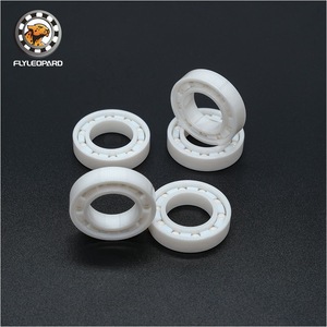 Flyleopard 6901Ce Ceramic Ball Bearings 12x24x6mm Zirconia Deep Groove Open Design For Acid <b>Alkali</b> Resistant Use - Product Image 2