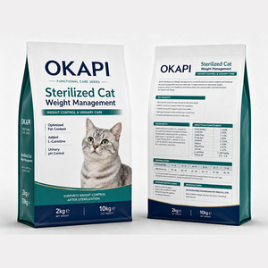 <span class=keywords><strong>Cibo</strong></span> sterilizzato per <span class=keywords><strong>gatti</strong></span> per il controllo del peso con L-Carnitina e contenuto di grassi ottimizzato, favorisce l'equilibrio del pH urinario - Product Image 1