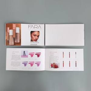 โบรชัวร์ธุรกิจคุณภาพสูง เคลือบเงา สำหรับเครื่องสำอาง เครื่องประดับ แคตตาล็อกกระดาษ แผ่นพับยาทาเล็บ พร้อมโลโก้แบบกำหนดเอง - Product Image 6