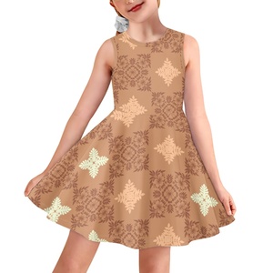 Fabricantes de ropa personalizada Ropa de mujer Edredón Aloha Vestido de chaleco para niños lindo e inocente de moda Imprimir a pedido - Product Image 5
