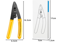 Alat Pemotong dan Pengupas Kabel Fiber Optik OEM 3 Lubang 3 Port, Garansi 1 Tahun, FTTH 4G, Peralatan Pengupas Kabel Drop CFS-3