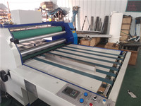 ZH-FMJ Affaire D'usine Manuel Vertical Solvant Froid Colle Fenêtre Stratification Semi Automatique Machine À Plastifier Pour Feuille De Papier