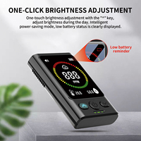 Détecteur de monoxyde de carbone GC300 Mini - Moniteur de CO portable avec affichage de la température et de l'humidité en temps réel, capteur haute précision