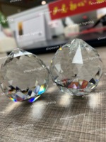Moden rond ballon d'or éclairage de plafond en cristal lustre