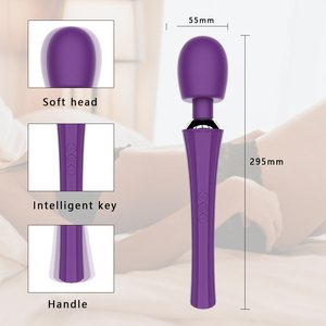 Cintura pequena Vibração Sem Dormência Masturbação Feminina Silicone Massagem Vara Sex Toys AV Wand - Product Image 3