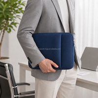 Housse d'ordinateur portable en mousse protectrice avec fermeture éclair, étui de transport souple antichoc, sac d'ordinateur portable personnalisé pour 13 pouces