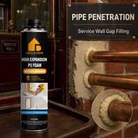 Mousse polyuréthane haute expansion FEIDU'S HOME pour le remplissage de joints, isolation, qualité professionnelle pour les installateurs, utilisation en construction