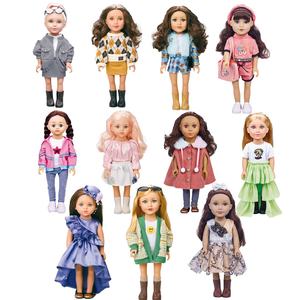 ตุ๊กตาแฟชั่น16นิ้วที่เหมือนจริงเหมือนจริงของเด็กผู้หญิงตุ๊กตาอเมริกันแอฟริกันของขวัญแฟชั่นที่ดีที่สุดสำหรับวันเกิดวันคริสต์มาส - Product Image 1