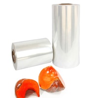 Hoge Prestaties Polyolefine (Pof) Krimpfolie Voor Groenten En Fruit Anti-Fog Film Verpakking Aangepaste Perforatie Plastic Folie