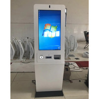 Selbstbedienungs-Interaktiver Touchscreen Flughafen Hotel Restaurant Check-in-Kiosk Passleser Kartenausgabe SDK-Zahlungssystem