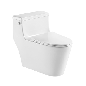 <span class=keywords><strong>WC</strong></span> monobloc de haute qualité d'usine, toilettes en céramique émaillée monobloc - Product Image 1