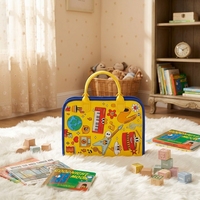 Nouveau design DIY en feutre, jeu éducatif Montessori 8 en 1 pour tout-petits, planche d'activités sensorielle pour bébés