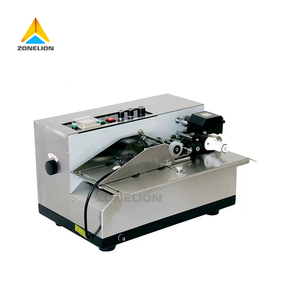 Machine d'étiquetage à rouleaux d'encre haute vitesse pour le codage de la date d'expiration des pots cosmétiques - Product Image 1