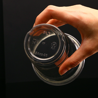 Meilleures ventes de tasses jetables en plastique transparent Pla Tasse à café glacé