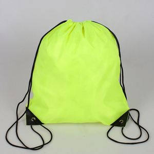 Ulikeke Burgundy <b>Drawstring</b> Pouch Cheap Waterproof 210D Polyester Kids Tote for Shopping Softball & Sport Dust Bag - Product Image 1