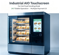 Layar Sentuh Android All-in-One 7-55 Inci, Aksesori Mesin Vending untuk Mesin Kopi, Kios Layanan Mandiri, dan Iklan