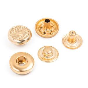 Botones a Presión Metálicos de 15 mm de Diseño Hermoso Hechos en Fábrica, Nuevos Botones a Presión de 4 Piezas - Product Image 5