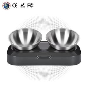 Personalizzato 15 °   Ciotola Inclinata in Acciaio Inossidabile per Gatti con Supporto per il Collo, Ciotola per Cibo per Gatti, Piatto Semplice per Animali Domestici, Ciotola alla Moda per Animali Domestici - Product Image 1