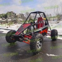 Kart à pédales tout-terrain SWICOO, monoplace, 180cc, moteur 4 temps, kart de course tout-terrain à vendre