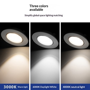 ไฟดาวน์ไลท์ LED แบบฝังฝ้าเพดาน อลูมิเนียม สำหรับภายนอกอาคาร แสงสีขาว 5000K ให้แสงสว่างแบบกลางวัน CRI 90 มุมลำแสง 120 องศา จากโรงงานโดยตรง - Product Image 3