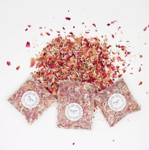 Coriandoli per Matrimonio, Petali di Fiori Secchi, Coriandoli Naturali Biodegradabili di Petali di Rosa per Decorazione Tavoli Nuziali - Product Image 2