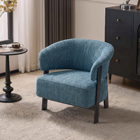 Fauteuil de salon haut de gamme, fauteuil de détente, fauteuil d'appoint en tissu doux, fauteuil moderne durable, fauteuil de bureau design à vendre