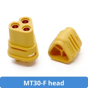 Conector <span class=keywords><strong>Macho</strong></span>-Hembra de Tres Núcleos con Cable MT30-M/F, <span class=keywords><strong>Enchufe</strong></span> Trifásico de Tres Polos para Modelo RC, Control Remoto, ESC, Batería Lipo - Product Image 6
