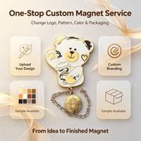 Imán de nevera personalizado de esmalte con cadena de dijes, aleación de zinc, certificado ISO, recuerdo, OEM, ODM, directo de fábrica, logotipo personalizado, diseño gratuito