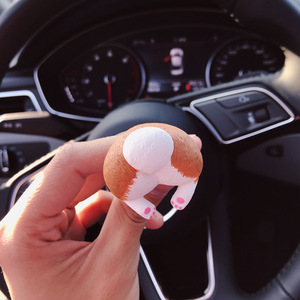 56H Gypsum Ceramic Gardenia Dog Air Freshener Car Interior Decorative Scent Stone <strong>Vent</strong> Essential Oil <strong>Diffuser</strong> Car Holder <strong>Clip</strong> - Product Image 6