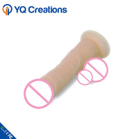 Godemichet masseur Vaginal en Silicone pour femmes, appareil réaliste, jouets sexuels adultes, avec ventouse, vibrateur