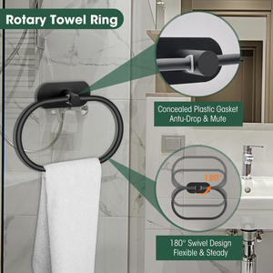 Set di Accessori Moderni per Bagno, Vendita Calda, Altri Componenti per Cucina, Hotel, Appartamento, Senza Foratura per Decorazione del Bagno - Product Image 5