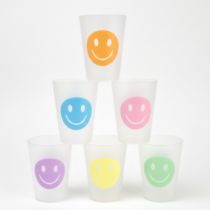 Vasos de Plástico PP Transparente Esmerilado de 9oz al por Mayor, Vasos Económicos para Beber Jugo, Vino y Agua para Fiestas, Vaso de Plástico Esmerilado Resistente - Product Image 6