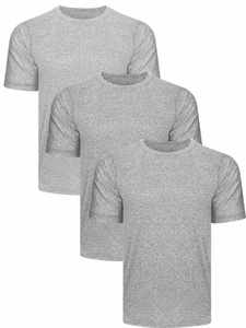 T-shirt d'été à séchage rapide pour hommes, col rond et manches courtes, T-shirt de course de loisir, T-shirt de gym surdimensionné - Product Image 2